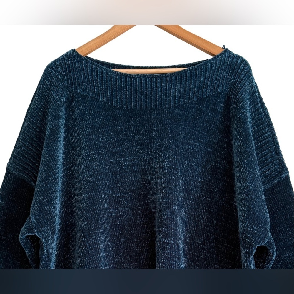 PURE JILL Chunky Supersoft Cozy Comfy Chenille Long Sleeve Pullover Sweater 3X - Picture 2 of 9